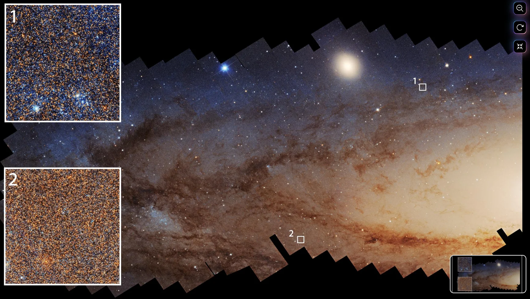 Hubble mostra queda na formação de estrelas na galáxia Andrômeda, e a culpa pode ser de "vizinha"