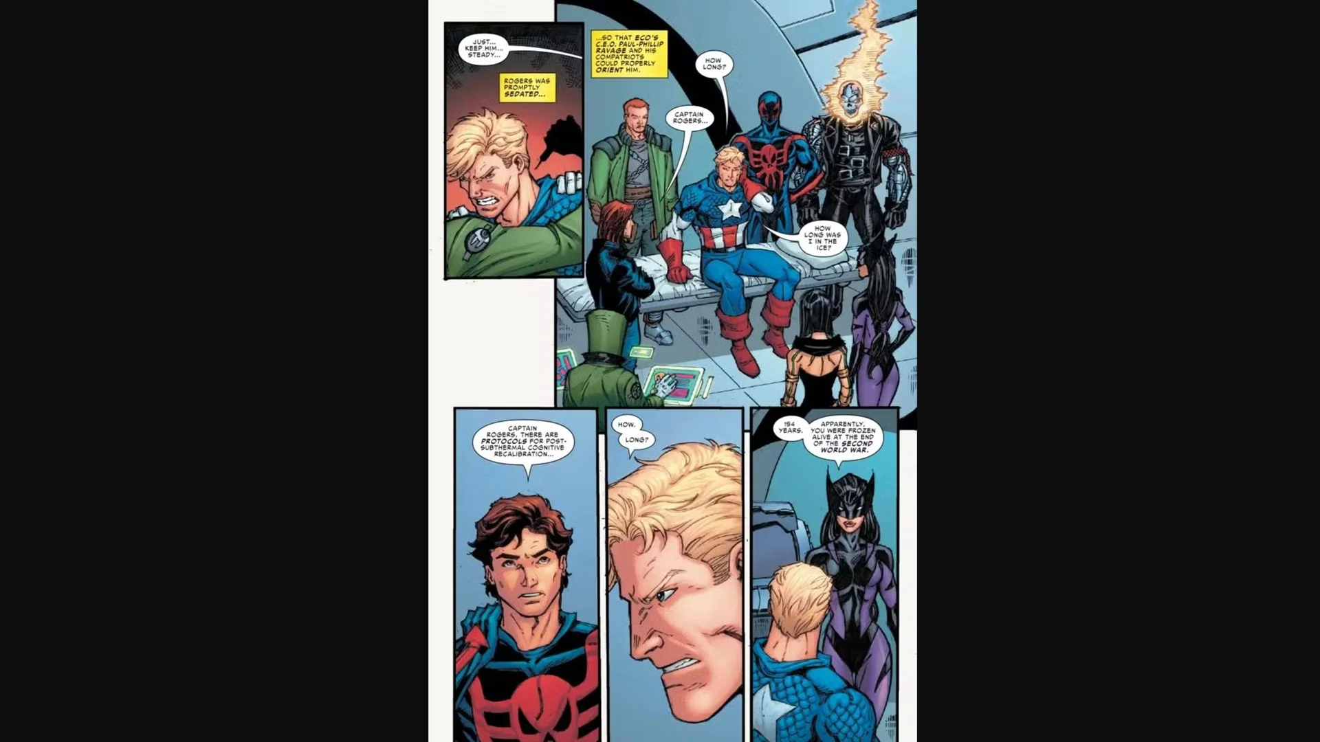 Marvel mostra o que aconteceria se o Capitão América acordasse tarde demais