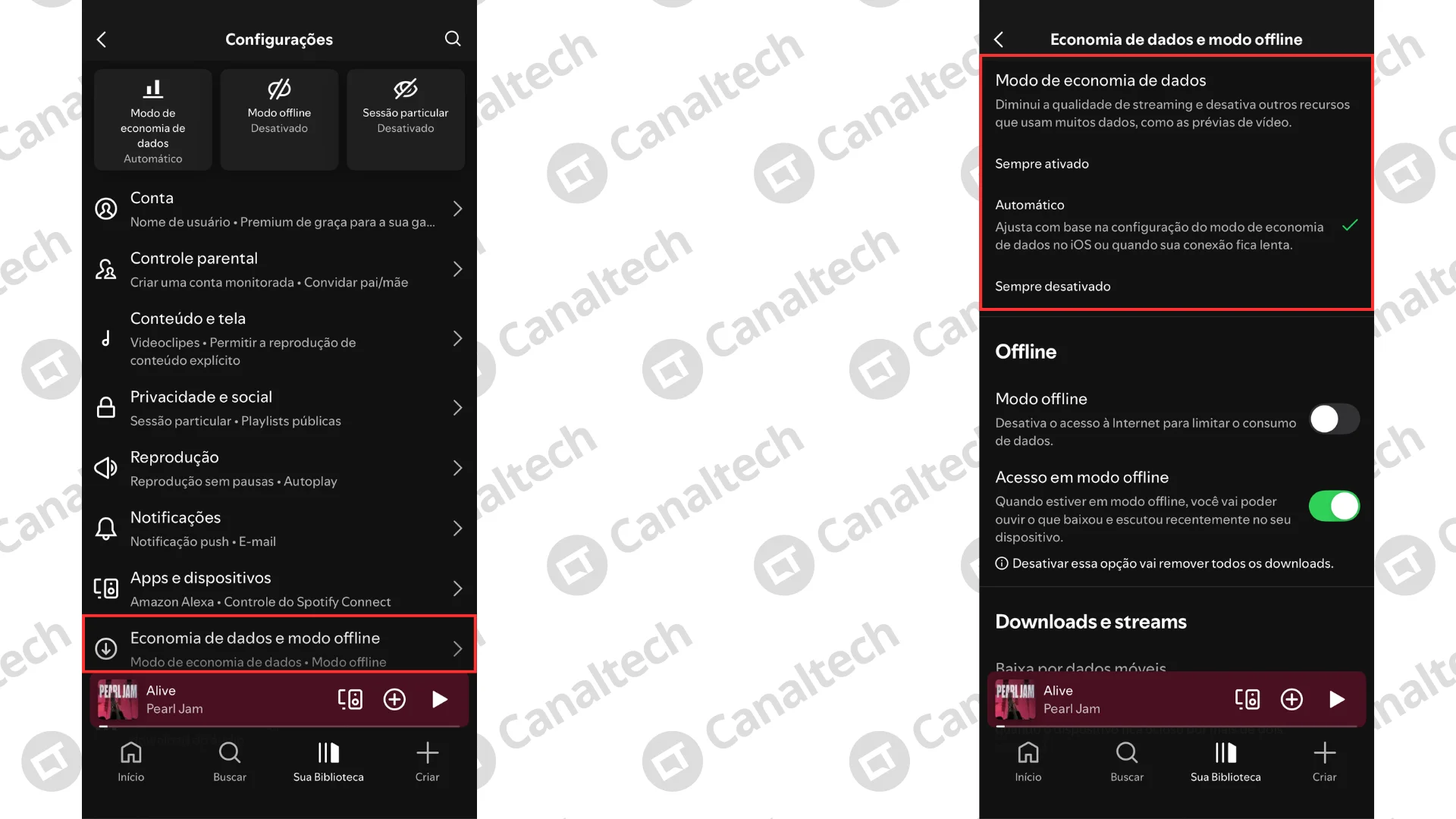 Como economizar dados móveis no Spotify