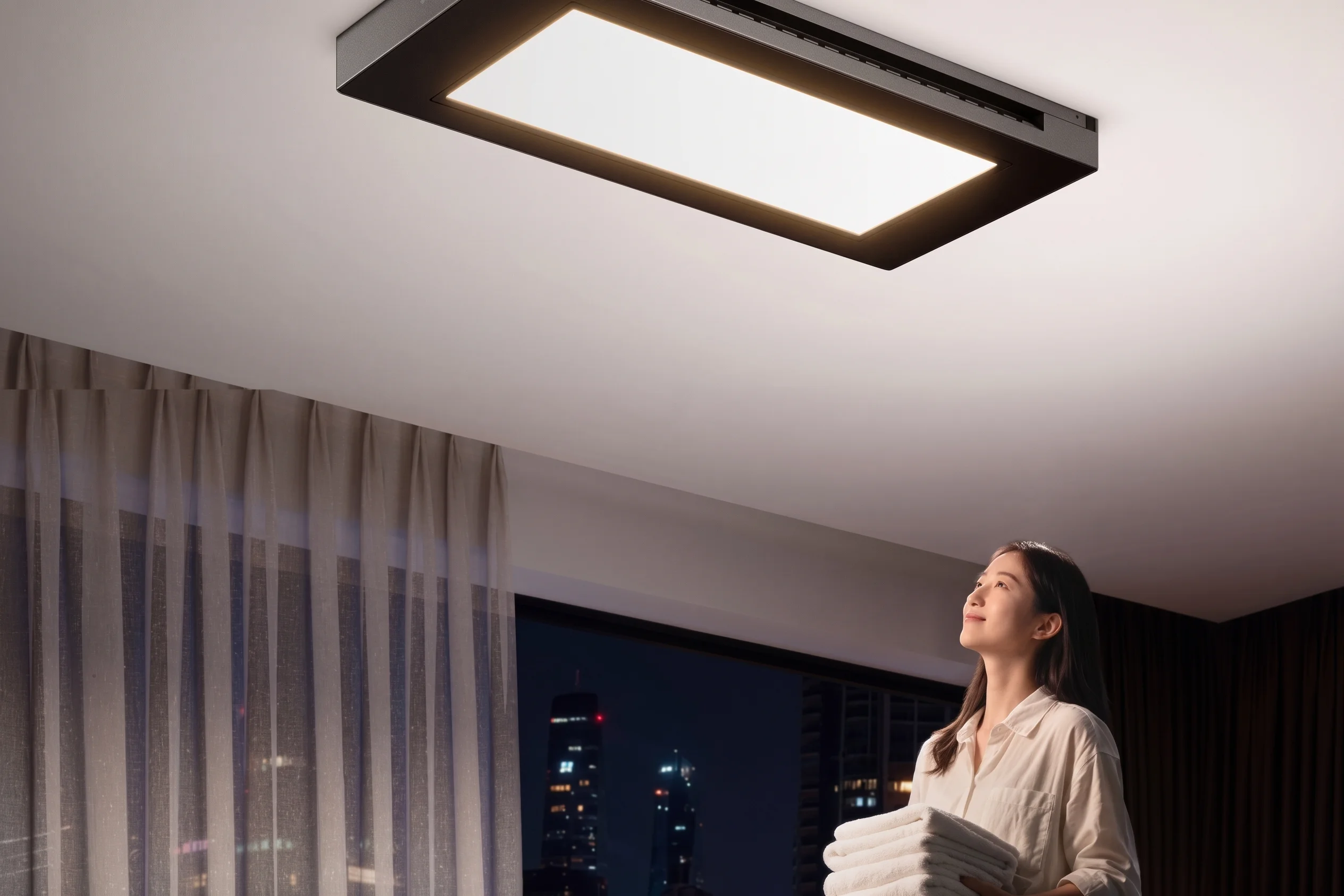 Xiaomi cria “varal do futuro” que seca 80 peças e ainda vira luminária