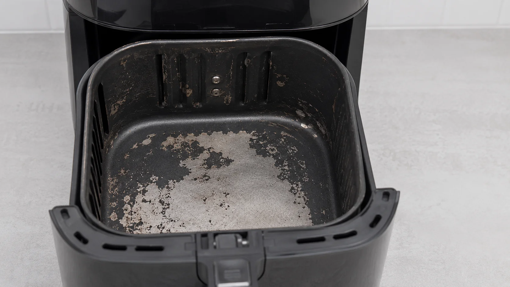 Airfryer desgastada