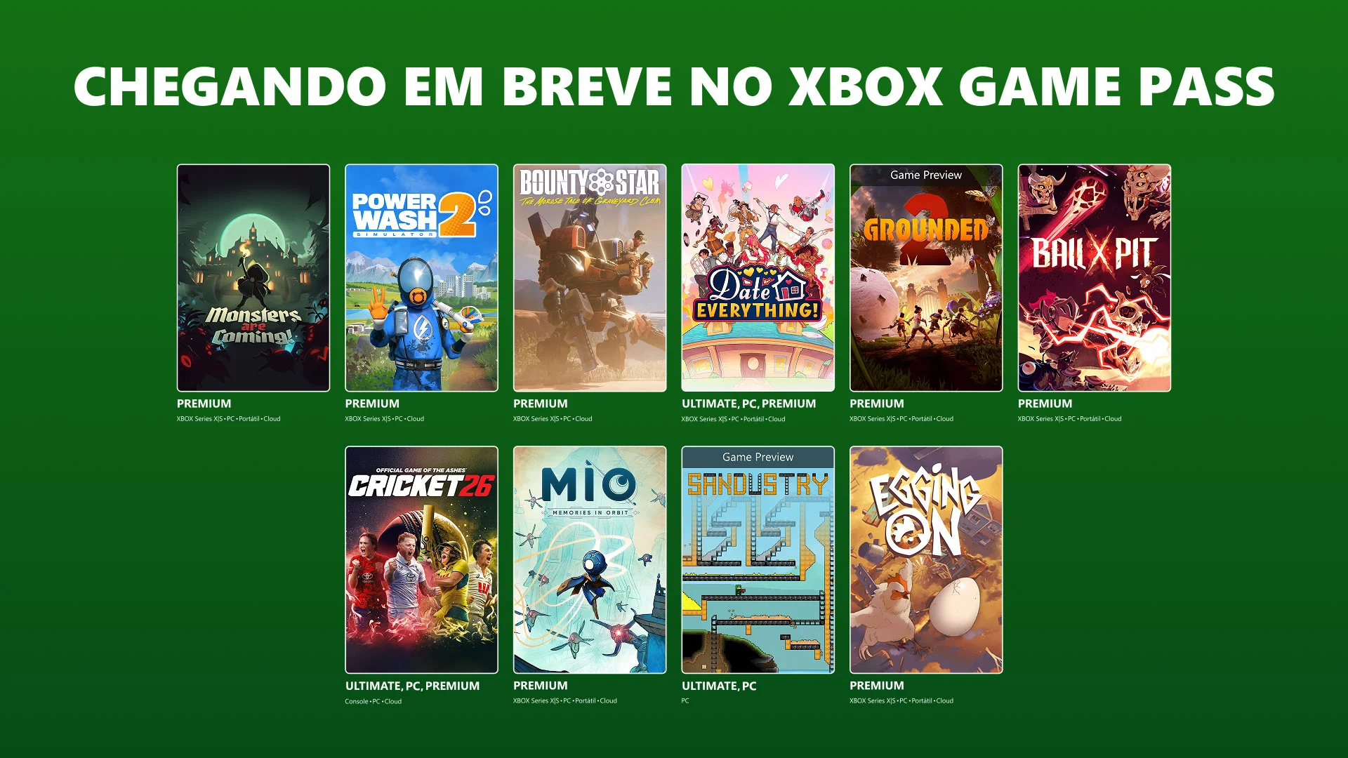 XBOX Game Pass recebe Gears of War, Beast of Reincarnation e Date Everything! em agosto