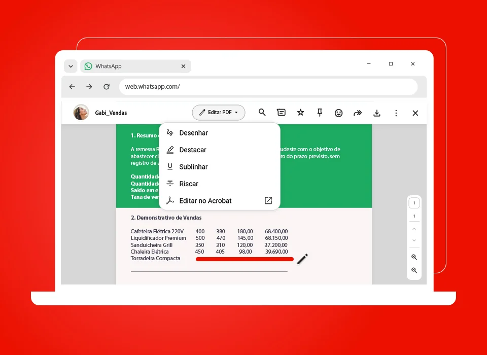 Adobe lança novidade para abrir PDF dentro do WhatsApp