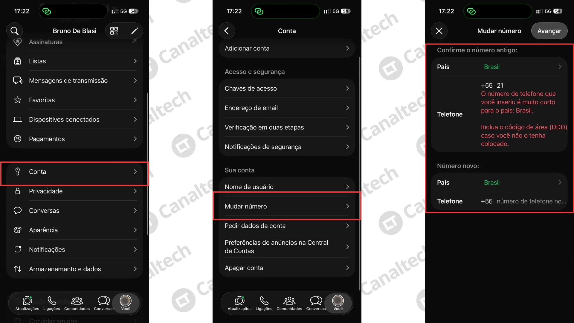 Como trocar o n&uacute;mero do WhatsApp sem perder as conversas
