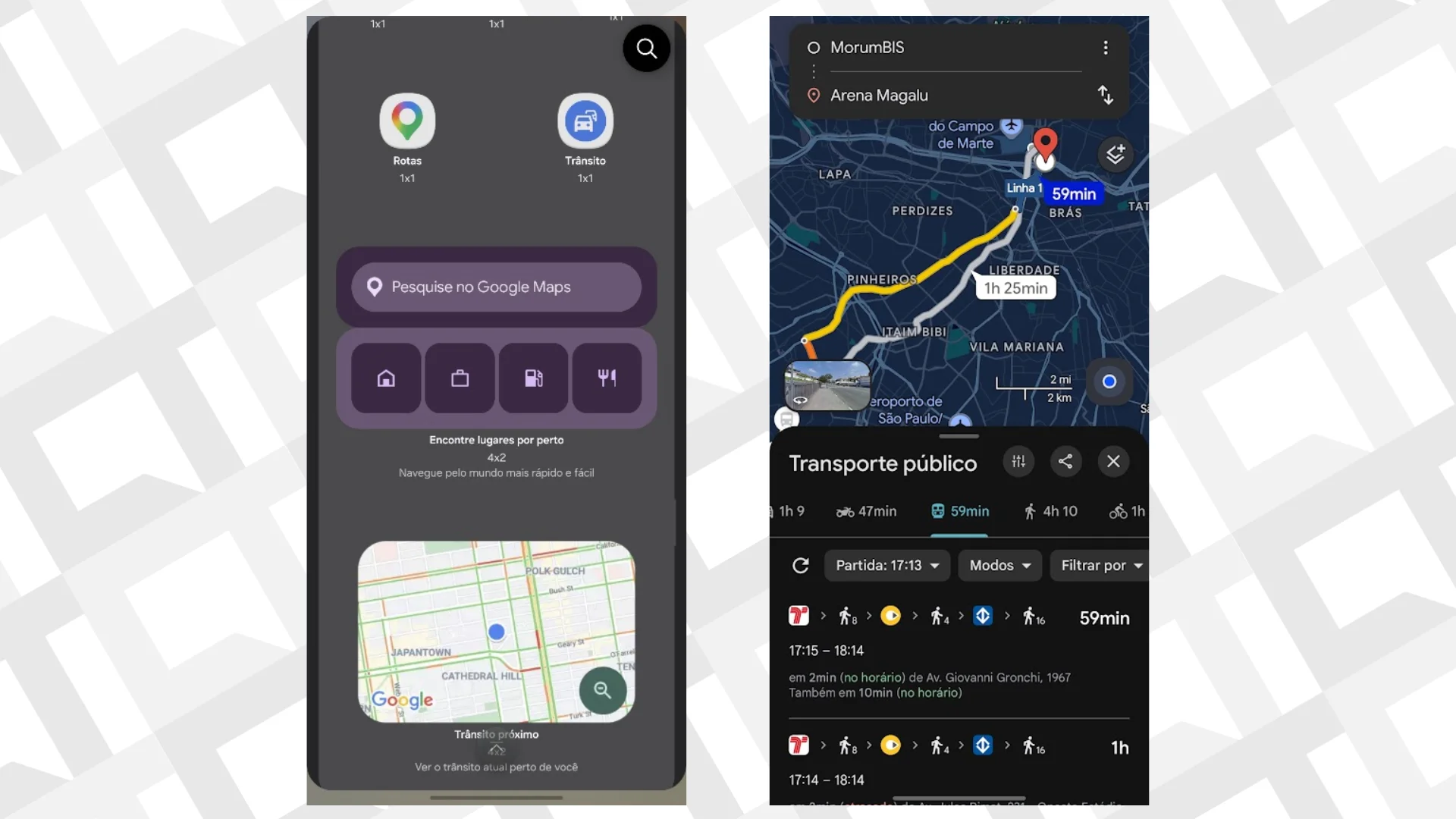 Google Maps recursos