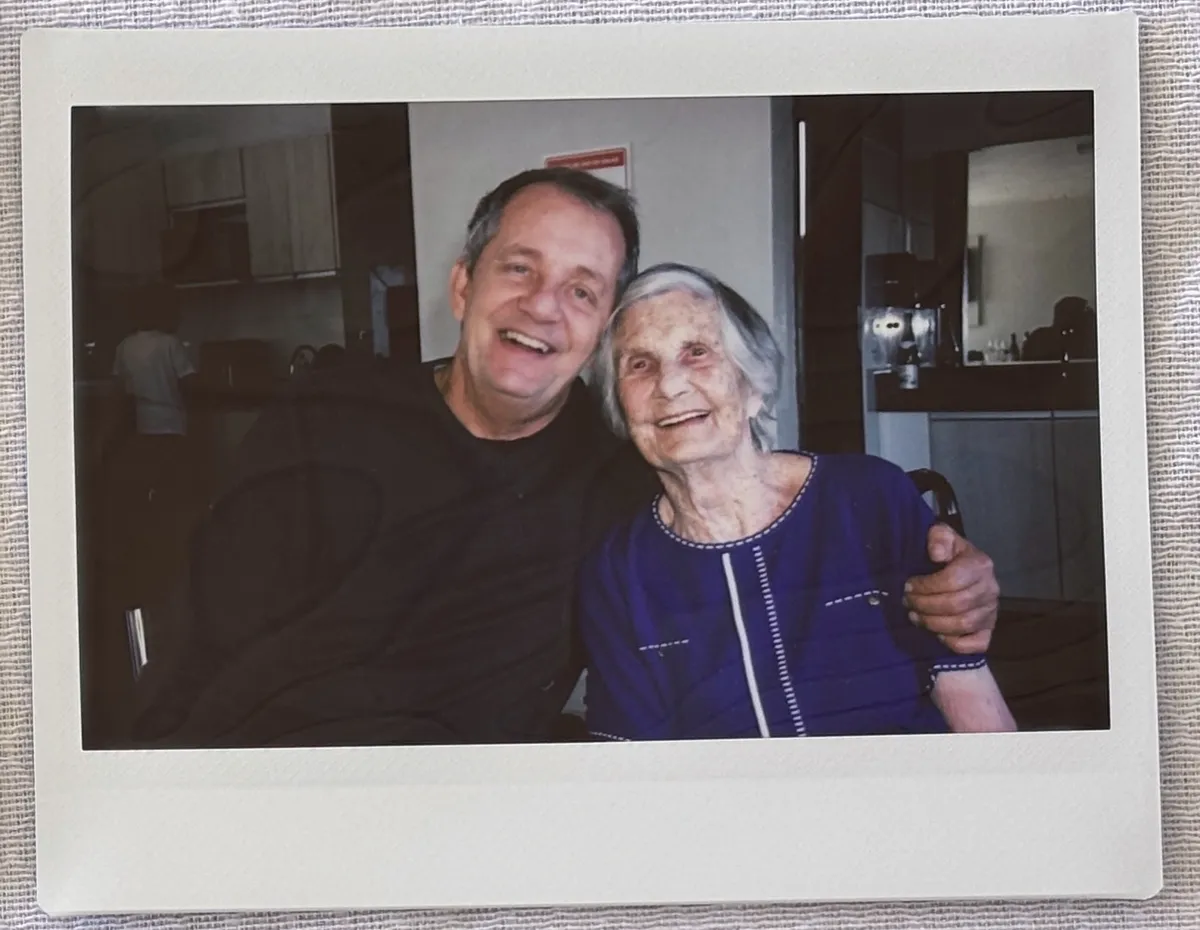 Foto tirada com a Instax Wide 400 após revelação completa do filme