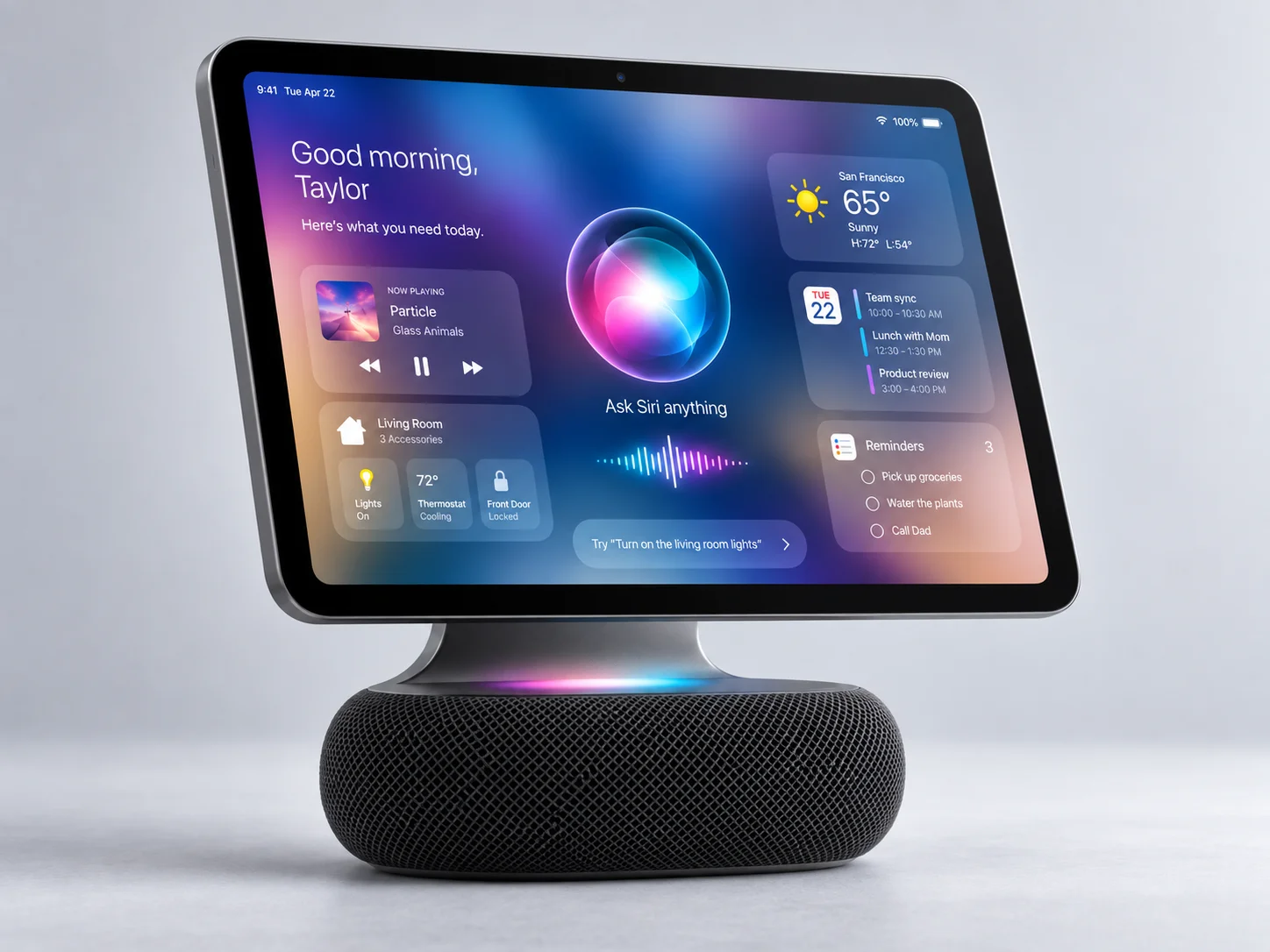 Apple prepara rival do Echo Show com Siri AI e reconhecimento de usuários