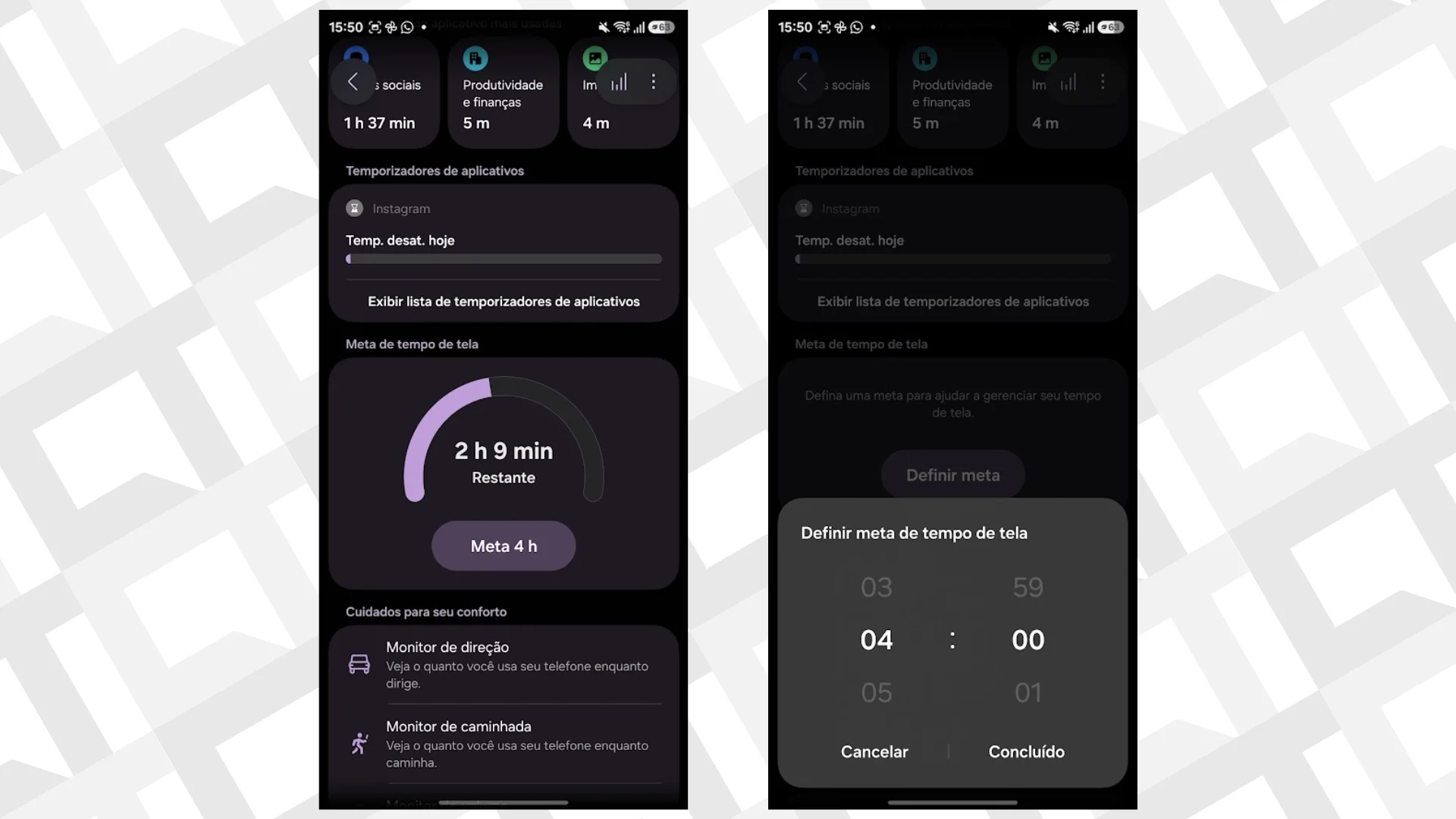 Como controlar o tempo de uso do celular sem instalar outro app