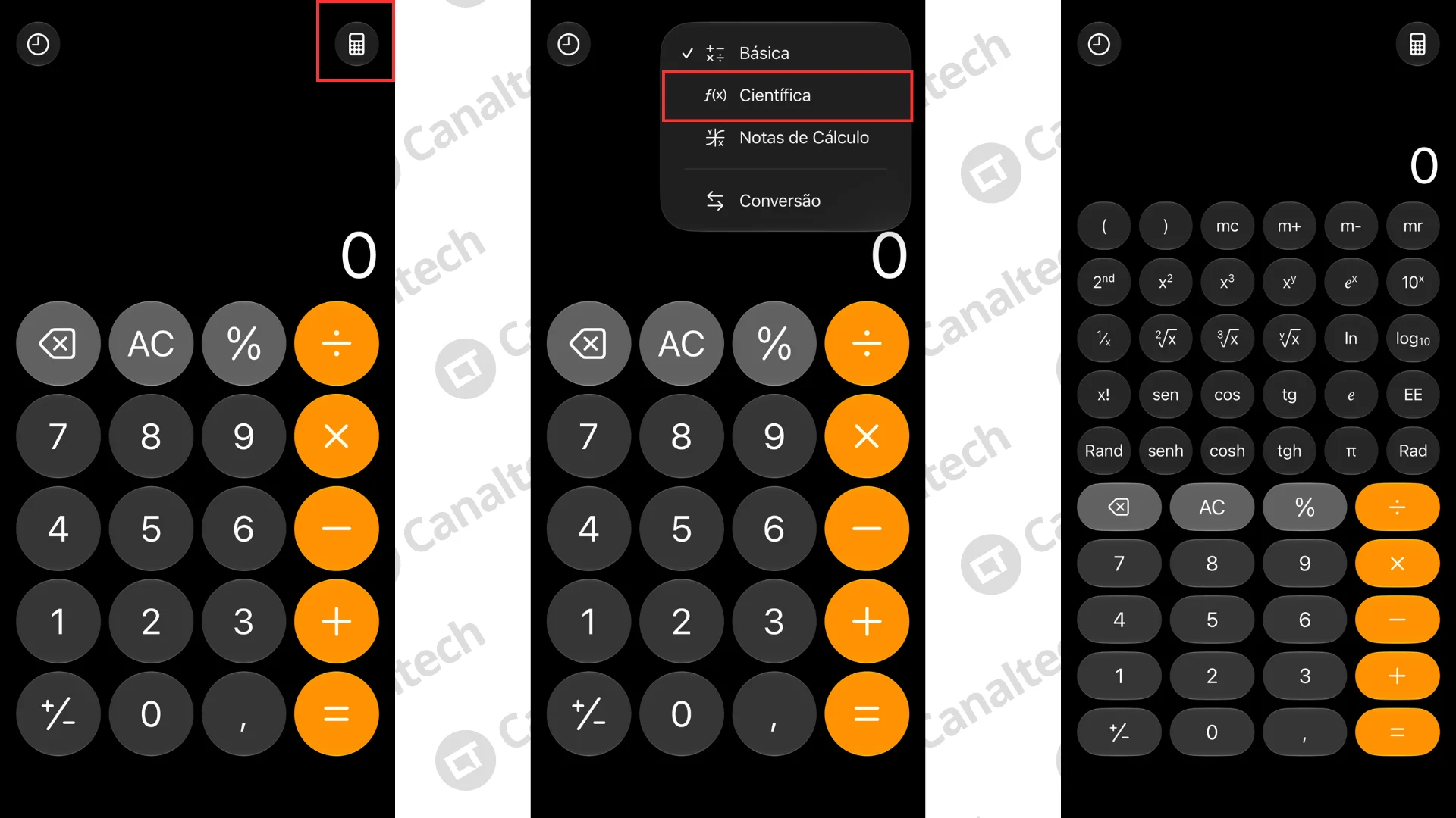 Como abrir a calculadora científica