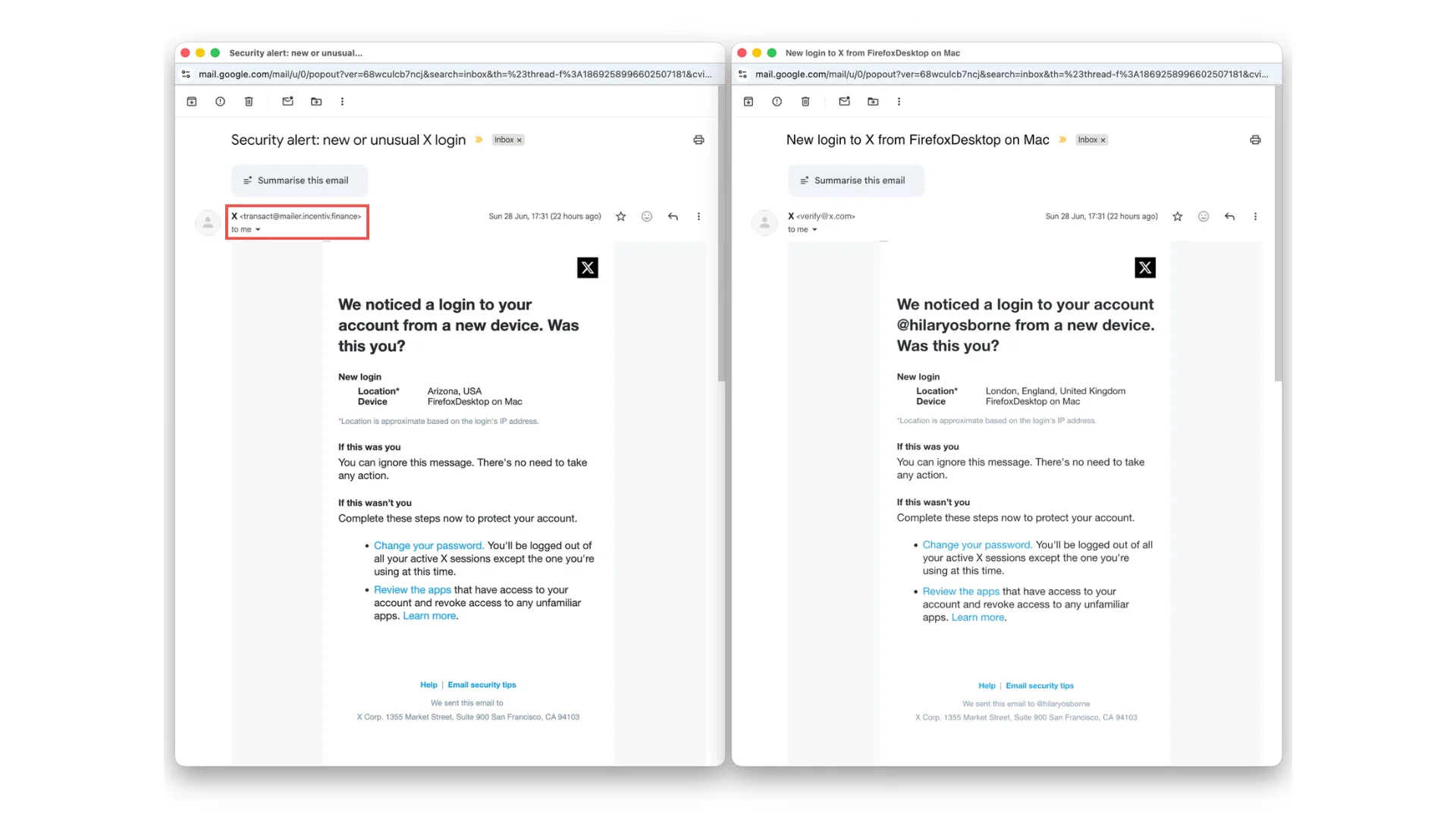 Novo golpe no X envia alerta de login para roubar sua senha
