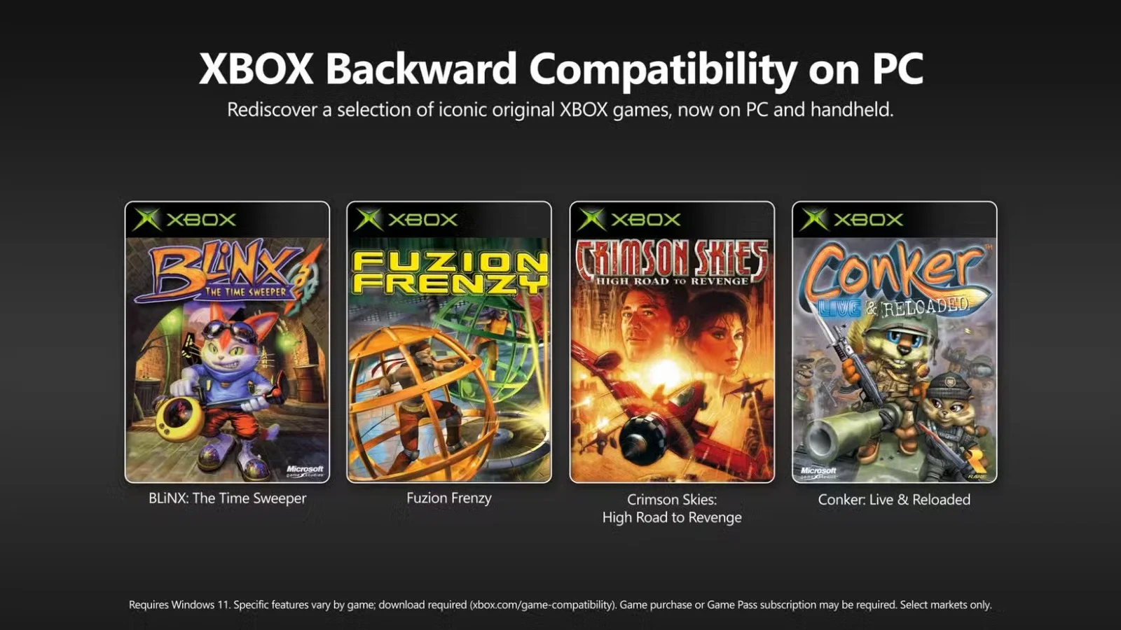 Jogos do primeiro XBOX chegam ao PC com suporte ao Game Pass